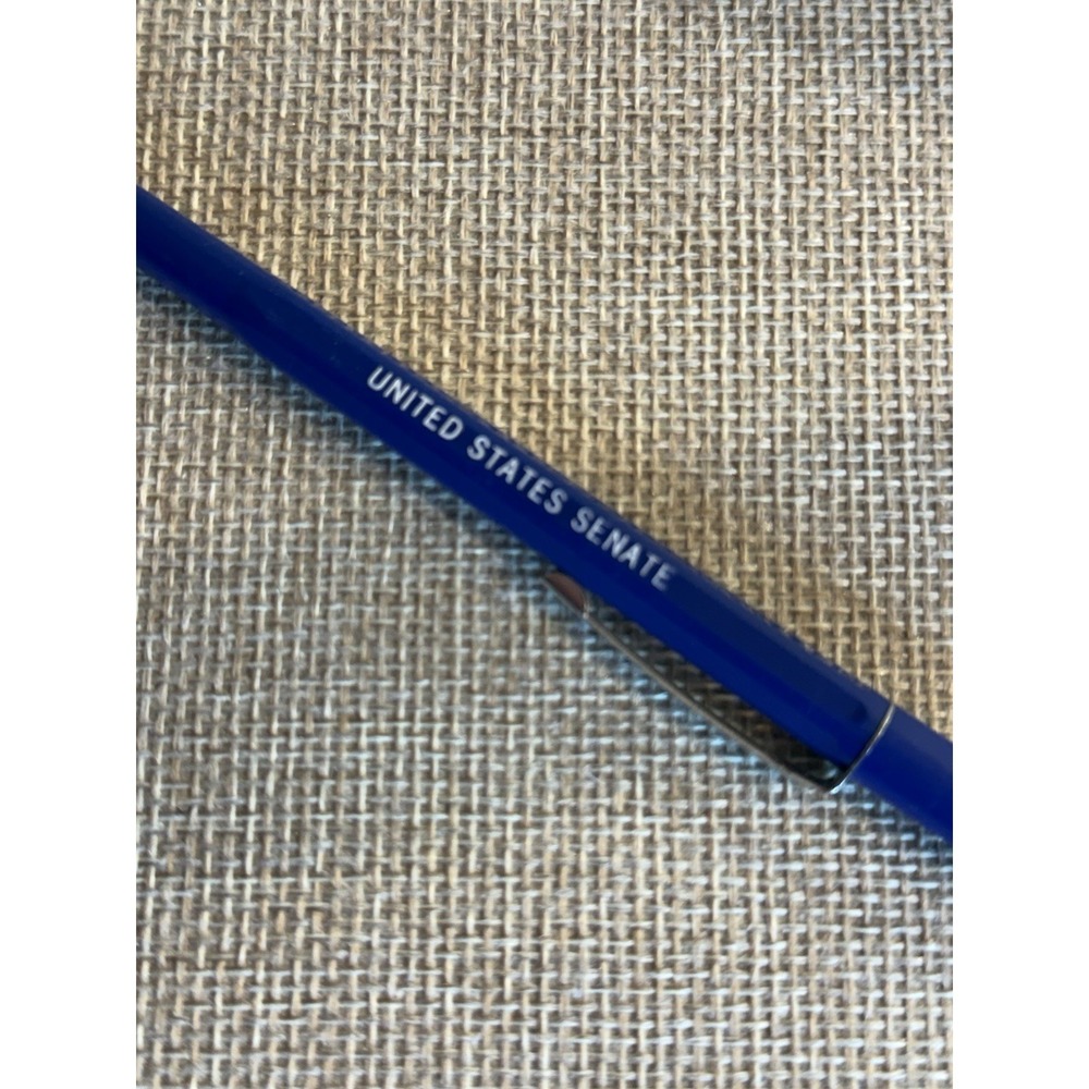 Vintage U.S. Senate Souvenir Blue Ballpoint Pen – DC Capitol Hill Collectible